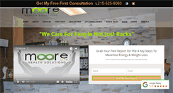 Desktop Screenshot of getmoorecare.com